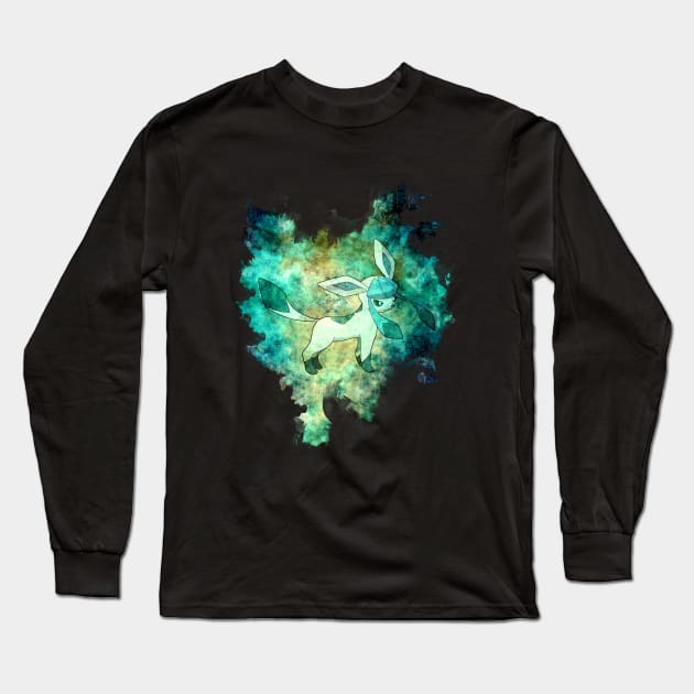 Ice Fox Long Sleeve T-Shirt by sazzed